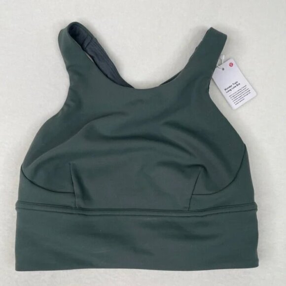 Lululemon Long-Line Bra Smoked Spruce Size 4 NWT - Picture 2 of 11